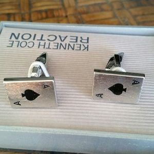 Kenneth Cole Cufflinks Poker